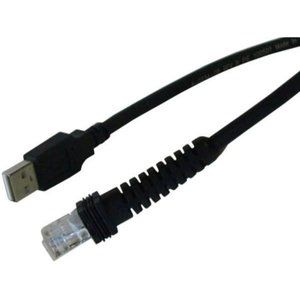 Datalogic 8-0734-10 6ft Cable USB Series A with Power Over Terminal for Scanners